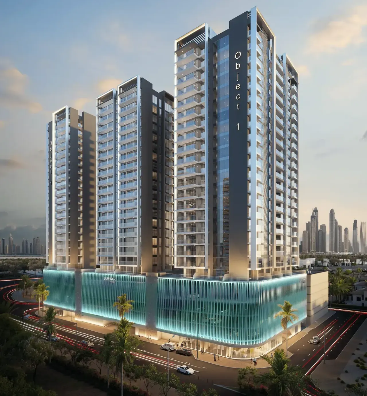LUM1NAR Towers by Object One